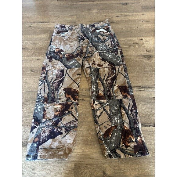Wrangler Pants Mens 34x30 Double Knee Fusion 3d Camo Outdoor Hunting - Picture 1 of 4